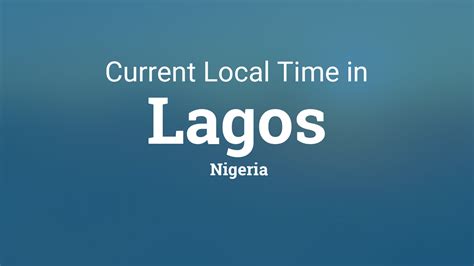 local time in lagos nigeria right now