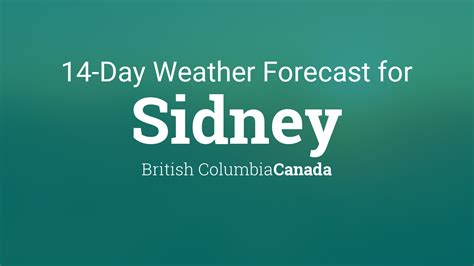 local weather wind sidney bc