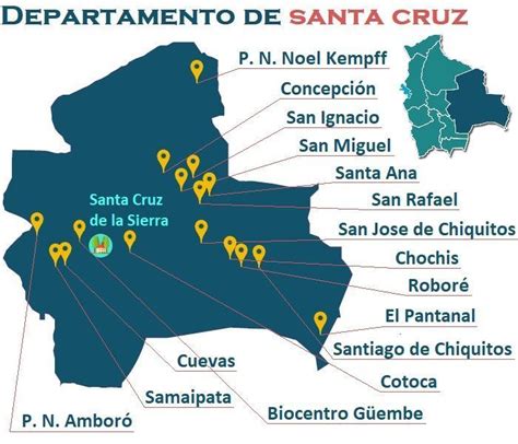 localidades de santa cruz bolivia