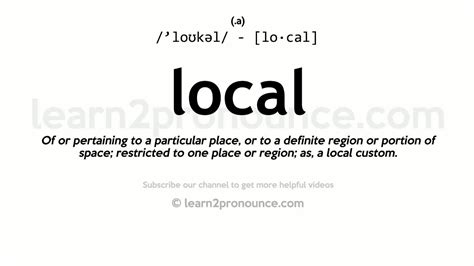 locals meaning