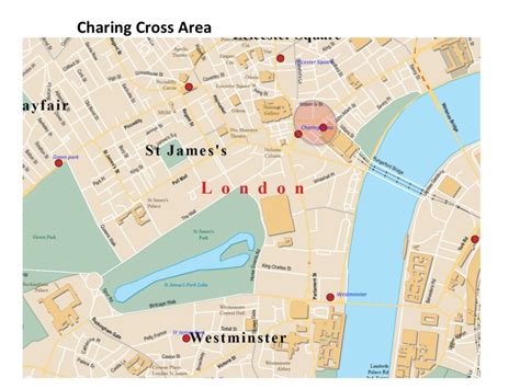 location of charing cross in london