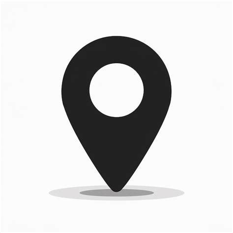 Location Pin Black