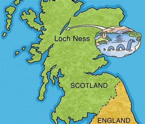 loch ness monster location map