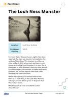 loch ness monster story ks2