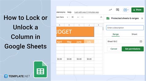 How to Lock a Row in Google Sheets (PC or Google Sheets App)