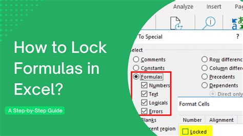 Lock Formula Range In Excel
