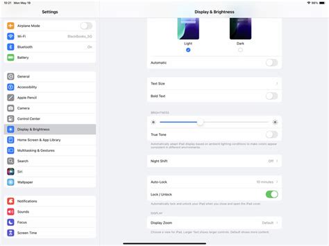 Lock Ipad Screen Brightness