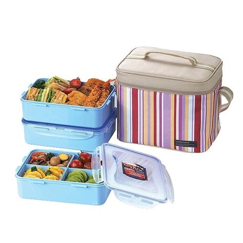Lock & Lock Maroon Lunch Box Set 3 Pcs Buy Online at Best Price in