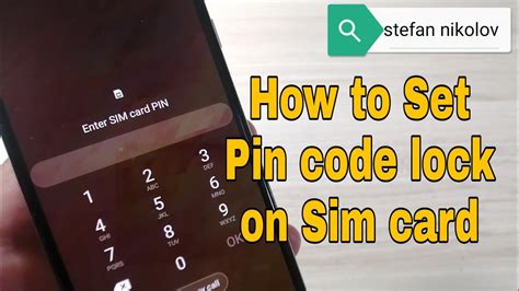 Lock Pin Code Number