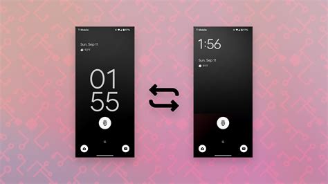Lock Screen Clock In Android