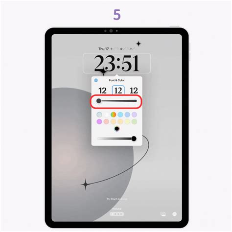 Lock Screen Clock Ipad