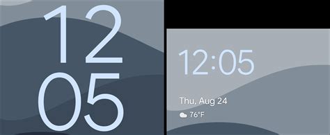 Lock Screen Clock Pixel