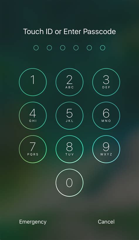 lock screen code