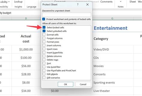 Locked Out Of An Excel Spreadsheet