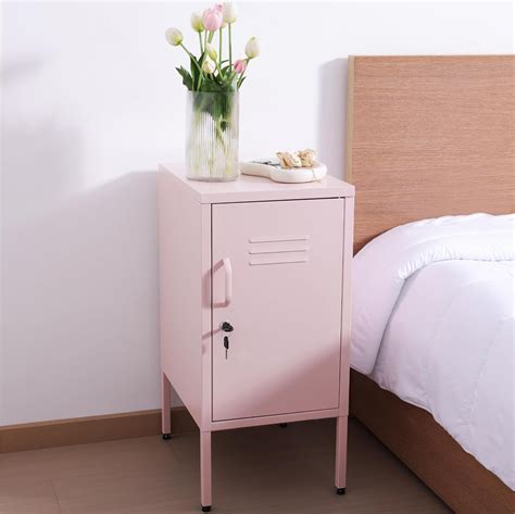 Locker Nightstand Pink