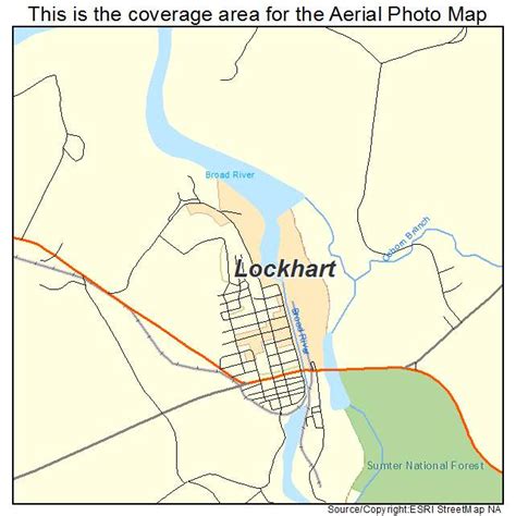 Lockhart Tennessee Map
