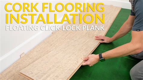 locking cork flooring installation