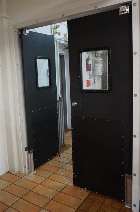 Locking Double Swing Doors