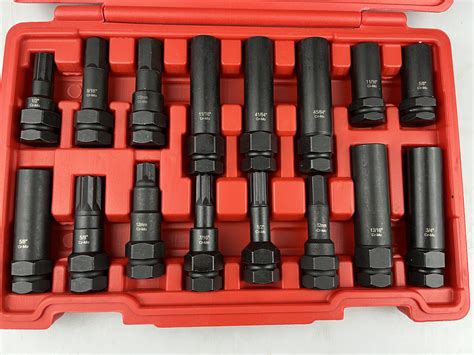 Locking Lug Nut Master Key Set 16 Piece