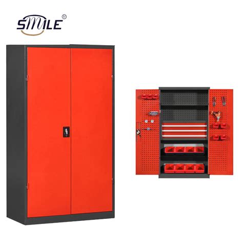 Locking Metal Tool Cabinet
