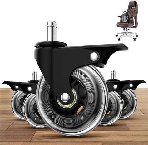 Locking Office Chair Casters