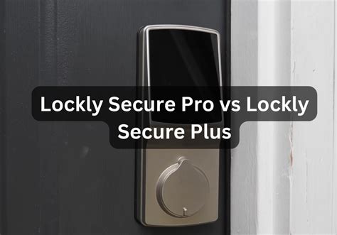 Lockly Secure Pro, WiFi Smart Door Lock, Keyless Entry Door Lock, PIN