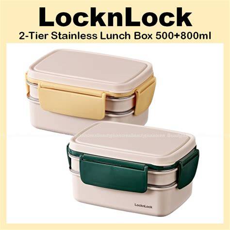 LocknLock Lunch Box Food Container 3P Set 1.2Lx3 HPL856D Shopee Singapore