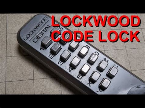 Lockwood Digital Lock Change Code