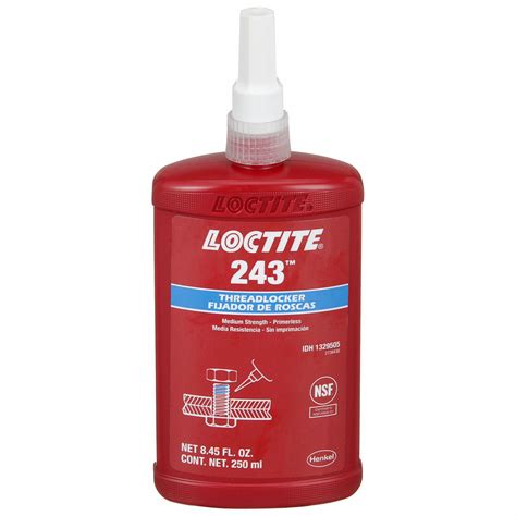 Loctite 243 Threadlocker Shelf Life