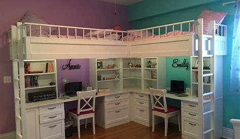 Loft Bed Ideas With Desk Mixing Work Pleasure s s Underneath