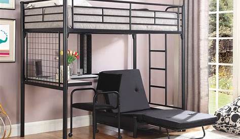 Loft Bed With Desk And Futon Discover Low Prices On The Charleston Storage Bunk