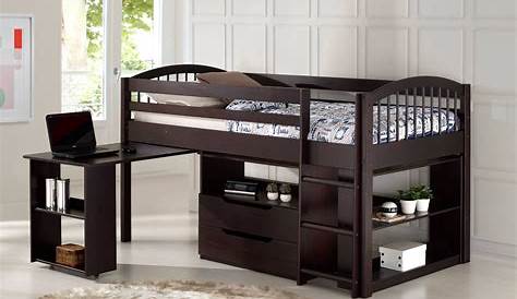 Loft Bed With Desk And Storage Octavia Study Bunk Children Bunk s