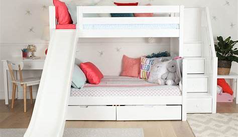 School House Junior Low Loft Bed With Stairs And Slide Ne Kids