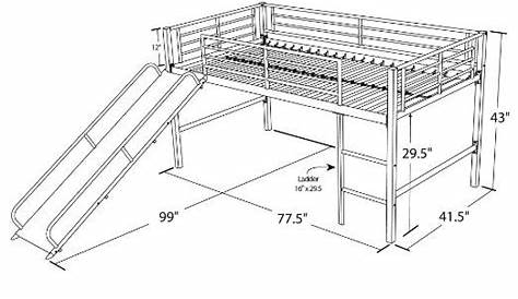 Loft Bed With Slide Assembly Instructions Installation
