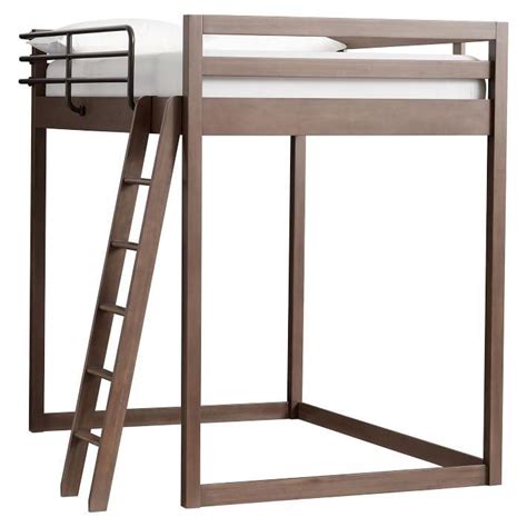 Loft Bed Bunk Bed Brown