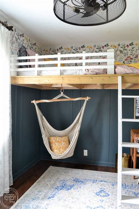 Loft Bed Plans Attached To Wall