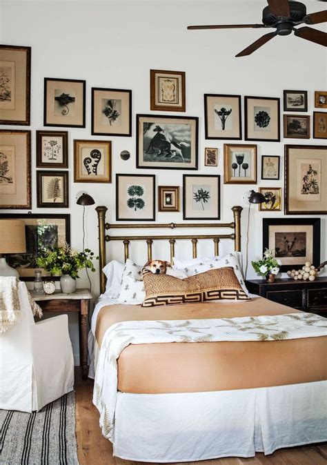 loft bedroom gallery wall