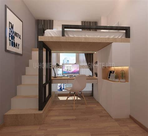 loft bedroom space saving bed