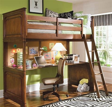 loft bed with desk
