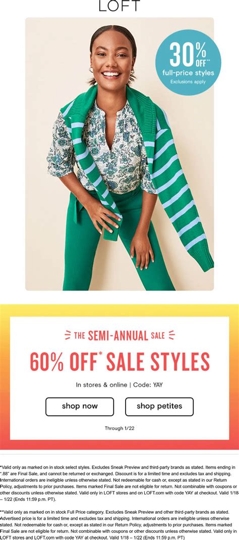 Loft Online Promo Codes