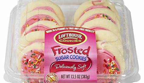 Lofthouse Pink Frosted Sugar Cookies, 10 Count, 13.5 oz