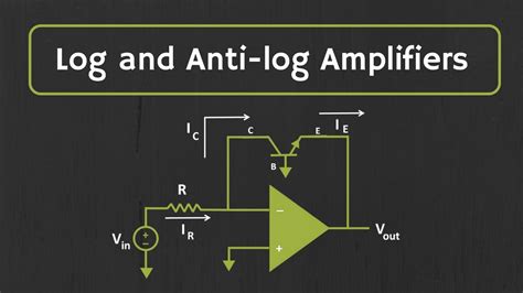 Log And Antilog Amplifiers