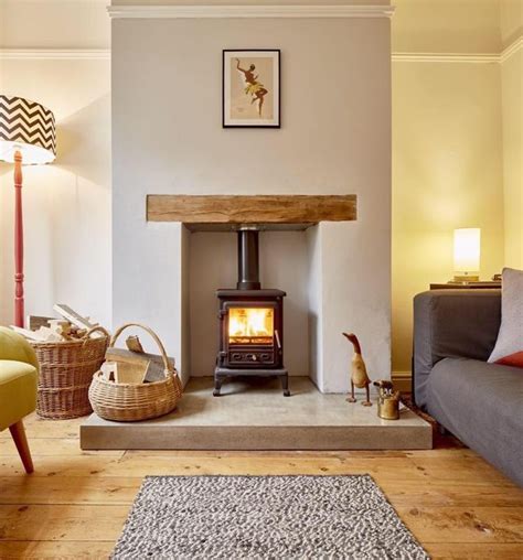 Log Burner In Middle Of Room