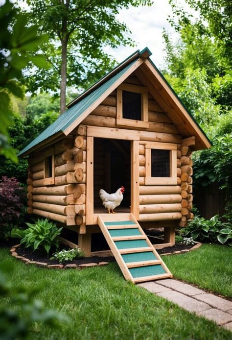 Log Cabin Chicken Coop