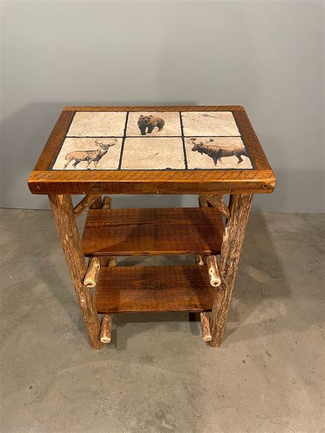 Log Cabin End Tables