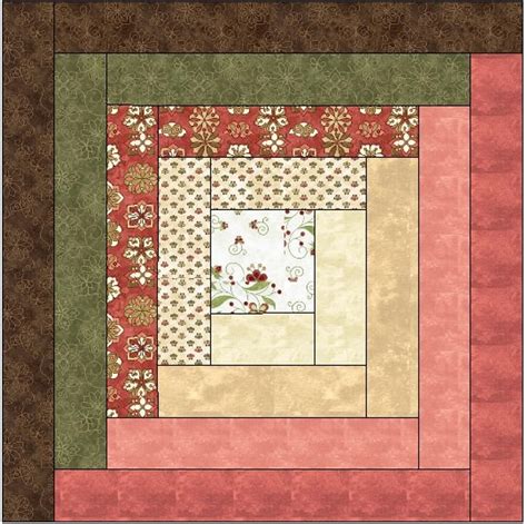 Log Cabin Quilt Block Patterns Free