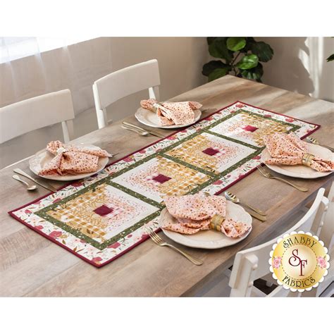 Log Cabin Table Runner