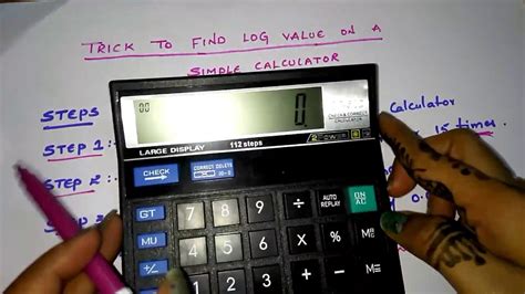 Log Calculator Trick