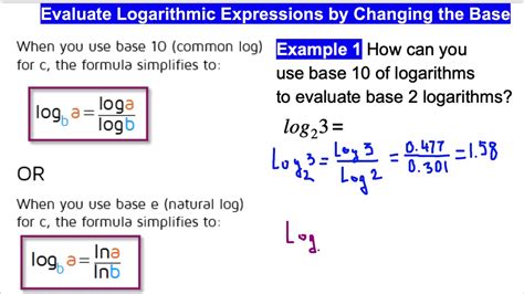 log changement de base