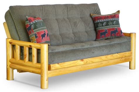 Log Futon Bed